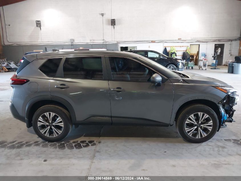 2022 Nissan Rogue Sv Intelligent Awd VIN: 5N1BT3BB1NC730176 Lot: 39614569