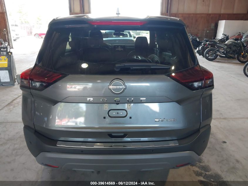 2022 Nissan Rogue Sv Intelligent Awd VIN: 5N1BT3BB1NC730176 Lot: 39614569