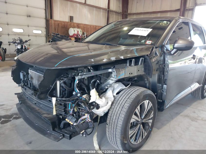 2022 Nissan Rogue Sv Intelligent Awd VIN: 5N1BT3BB1NC730176 Lot: 39614569