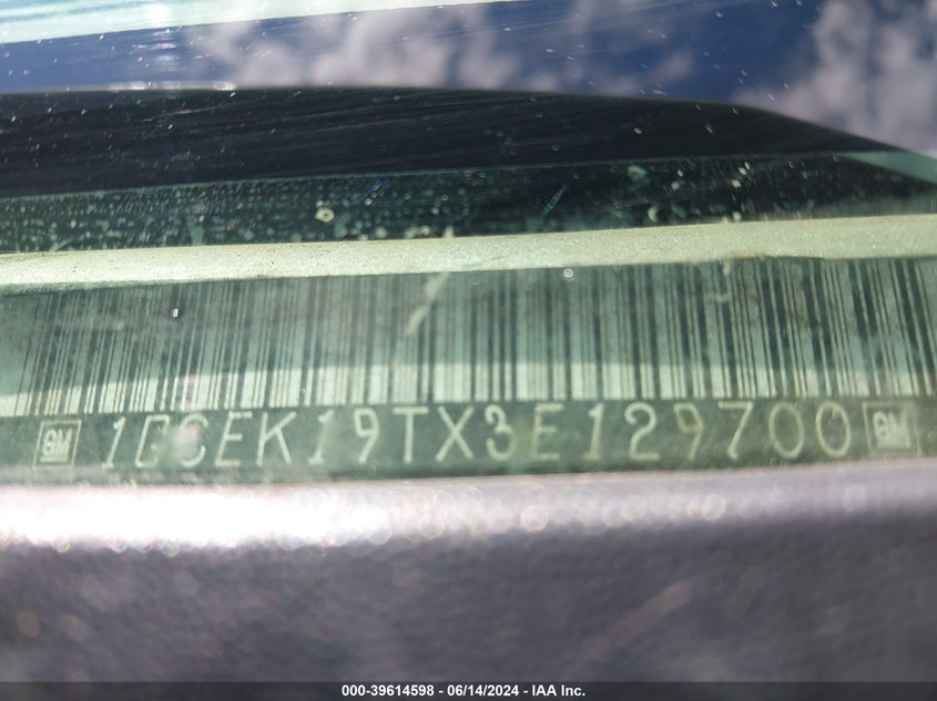 2003 Chevrolet Silverado 1500 Ls VIN: 1GCEK19TX3E129700 Lot: 39614598