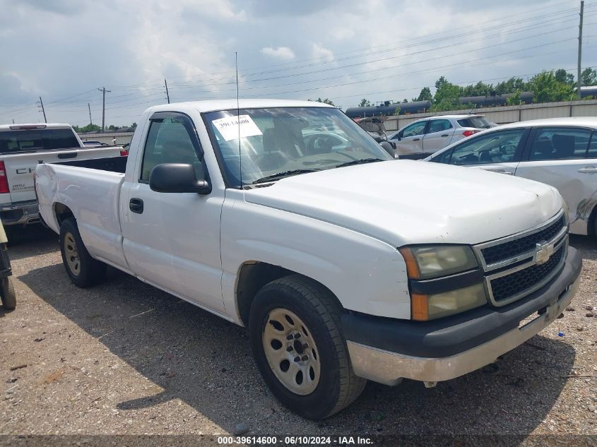 2006 Chevrolet Silverado 1500 Work Truck VIN: 3GCEC14X76G256621 Lot: 39614600