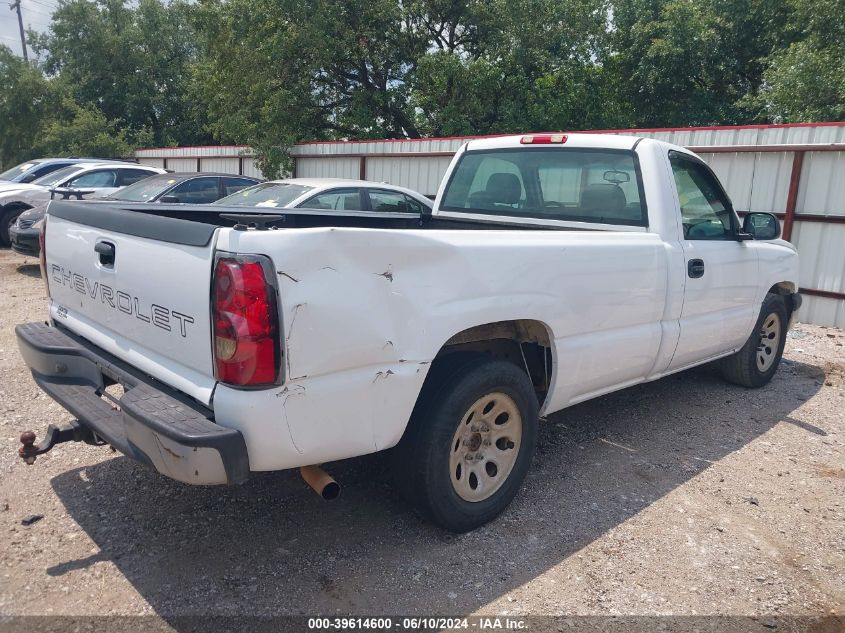 2006 Chevrolet Silverado 1500 Work Truck VIN: 3GCEC14X76G256621 Lot: 39614600