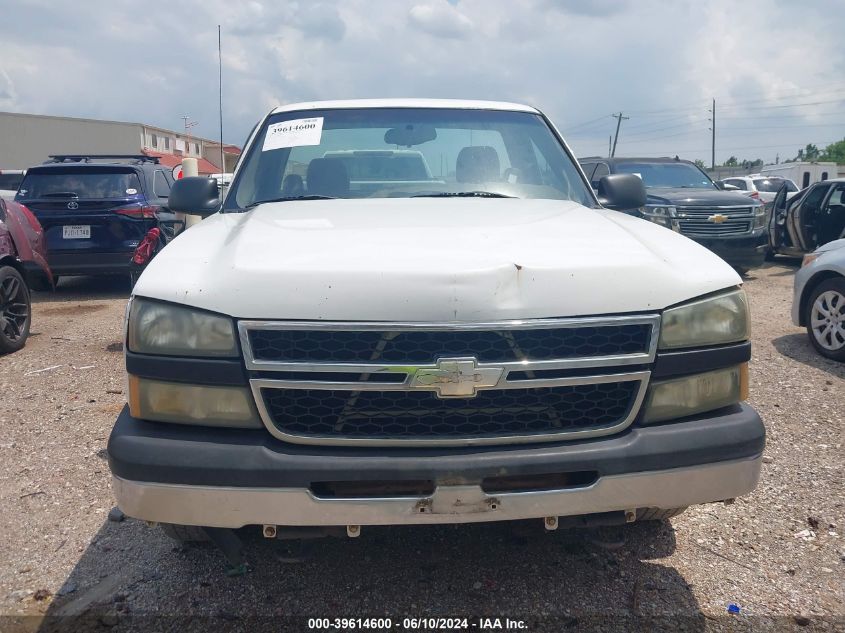 2006 Chevrolet Silverado 1500 Work Truck VIN: 3GCEC14X76G256621 Lot: 39614600