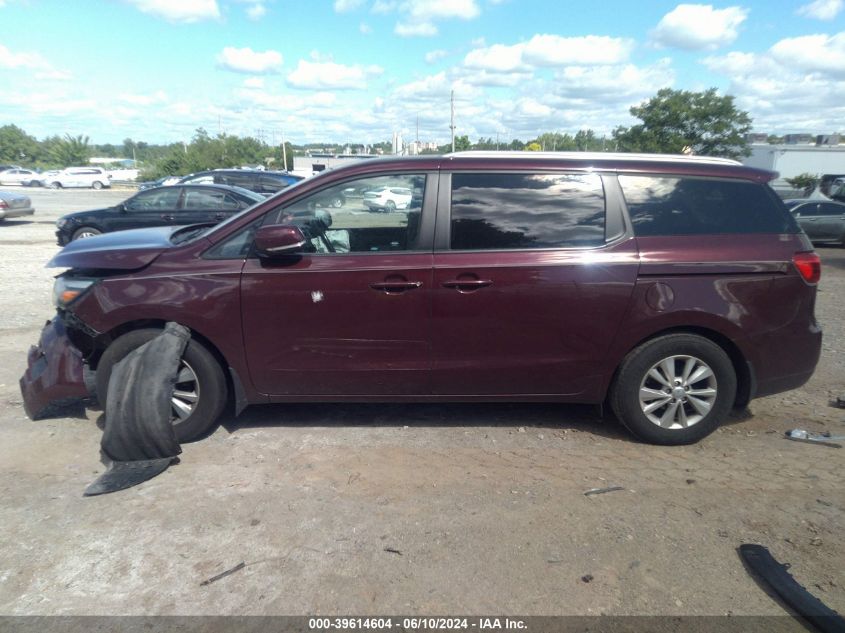 2018 Kia Sedona Lx VIN: KNDMB5C1XJ6346388 Lot: 39614604