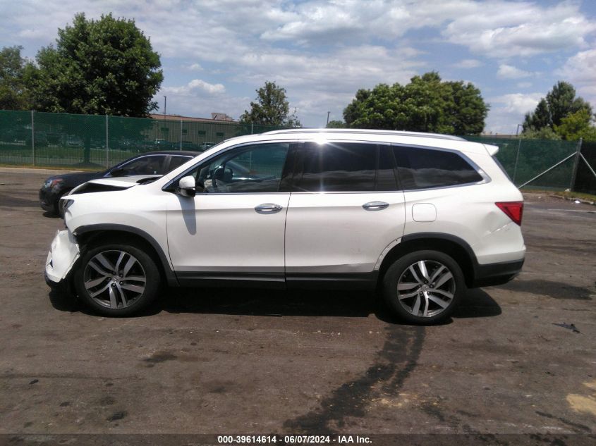 2016 Honda Pilot Touring VIN: 5FNYF6H96GB068273 Lot: 39614614