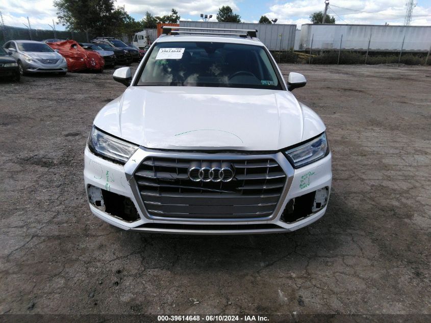 2018 Audi Q5 2.0T Premium/2.0T Tech Premium VIN: WA1ANAFY3J2211914 Lot: 39614648