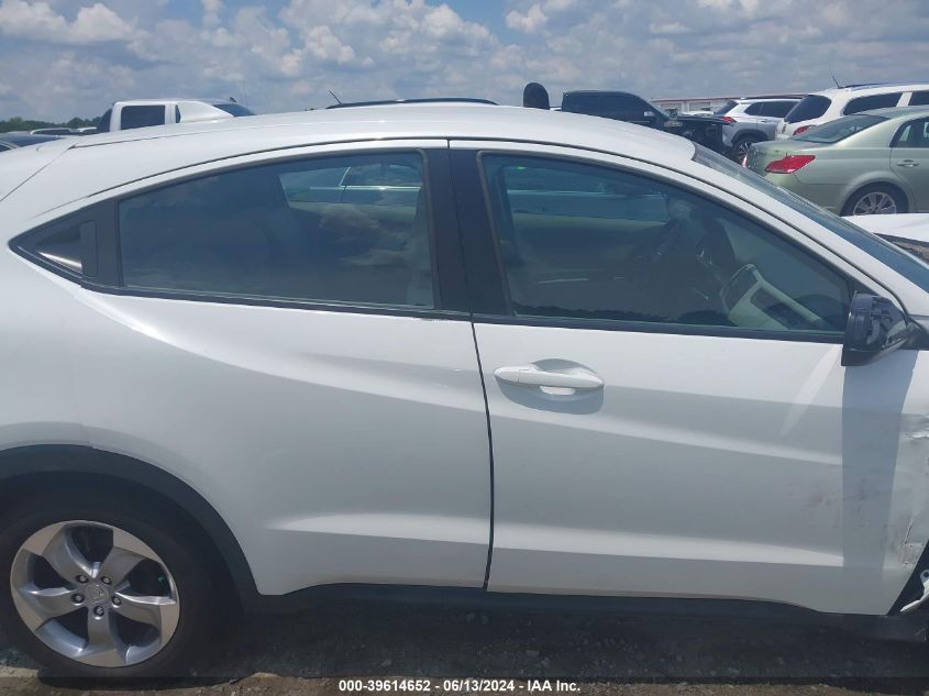 2018 Honda Hr-V Lx VIN: 3CZRU5H36JM702405 Lot: 39614652