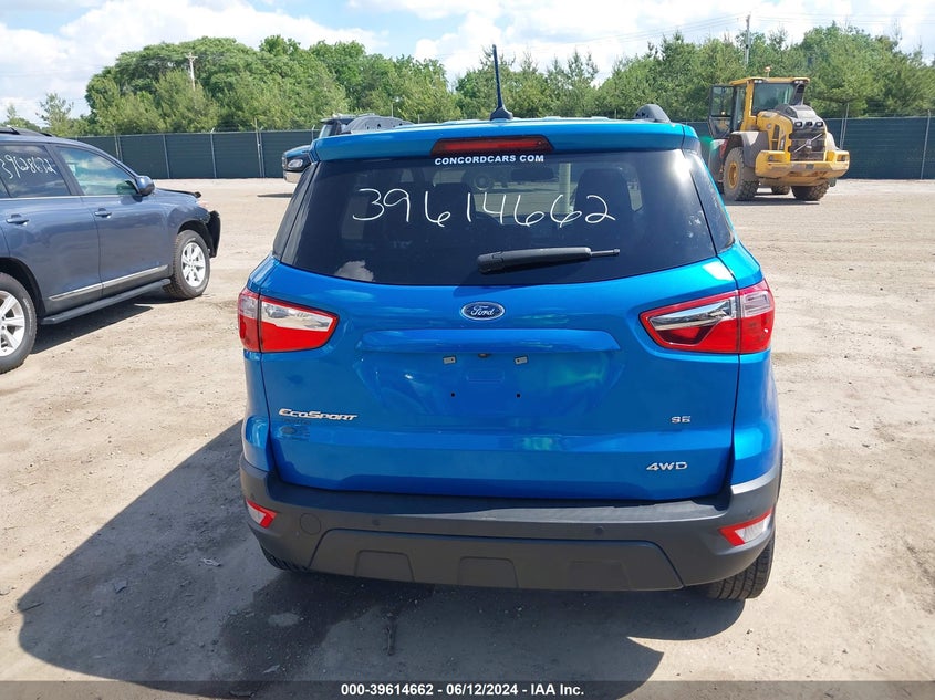 2018 FORD ECOSPORT SE - MAJ6P1ULXJC226925