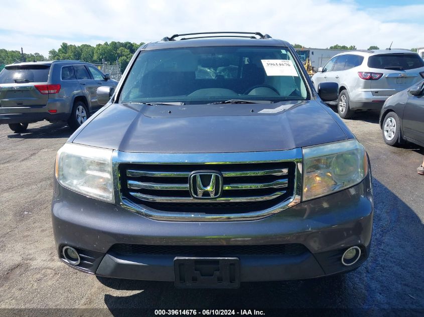 2014 Honda Pilot Ex-L VIN: 5FNYF3H57EB014747 Lot: 39614676