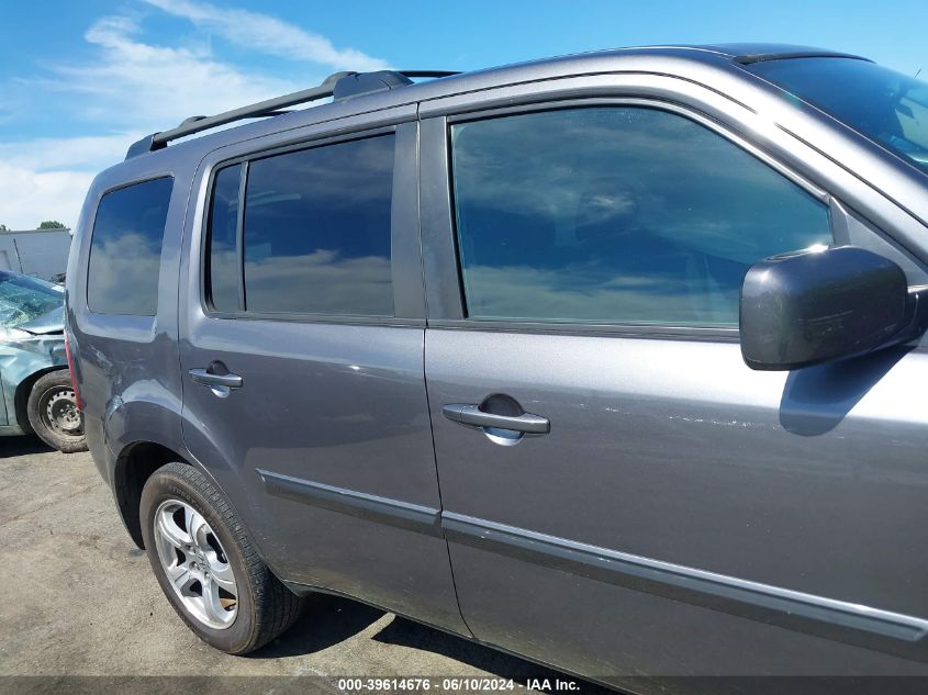 2014 Honda Pilot Ex-L VIN: 5FNYF3H57EB014747 Lot: 39614676