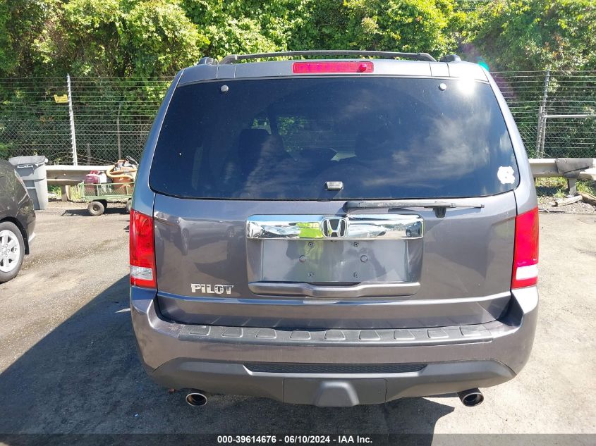 2014 Honda Pilot Ex-L VIN: 5FNYF3H57EB014747 Lot: 39614676