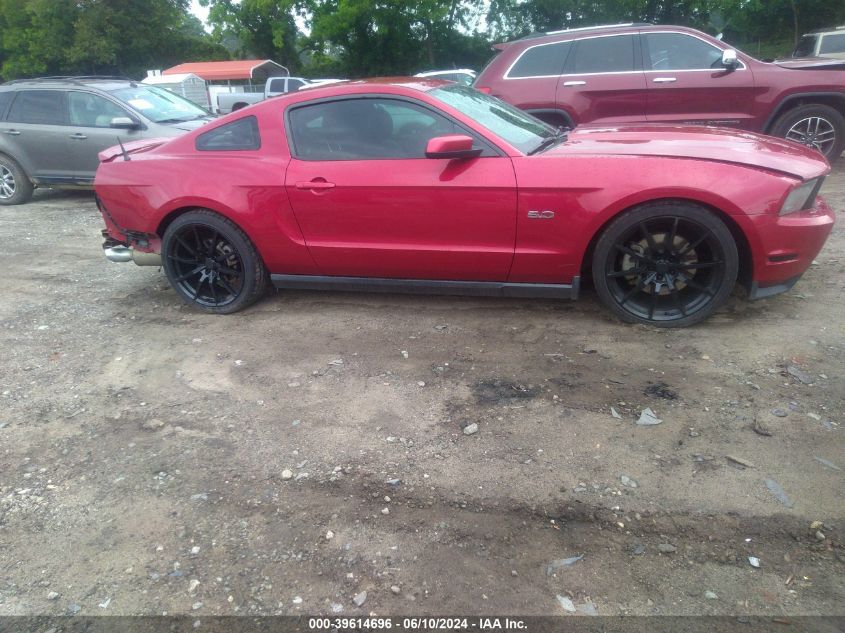 2012 Ford Mustang Gt Premium VIN: 1ZVBP8CF7C5255168 Lot: 39614696