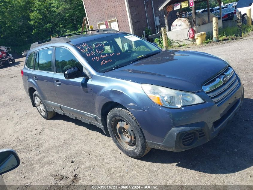 2013 Subaru Outback 2.5I VIN: 4S4BRBAC5D3242527 Lot: 39614723