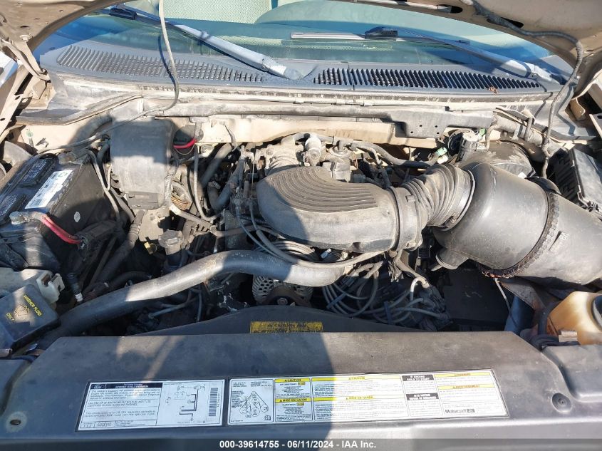 1999 Ford F-150 Lariat/Work Series/Xl/Xlt VIN: 1FTRX17W4XNA44969 Lot: 39614755