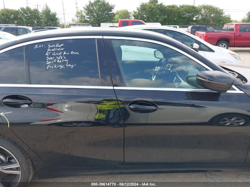 2020 BMW 330I VIN: 3MW5R1J01L8B26813 Lot: 39614770