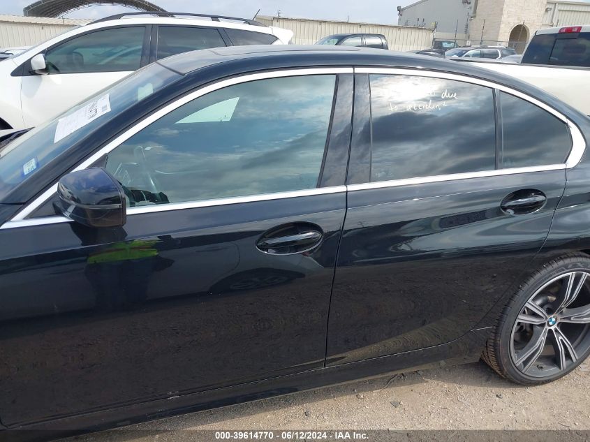 2020 BMW 330I VIN: 3MW5R1J01L8B26813 Lot: 39614770