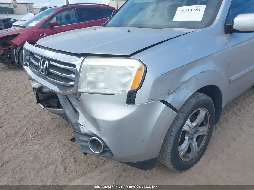 2015 Honda Pilot Ex-L VIN: 5FNYF3H5XFB002786 Lot: 39614781