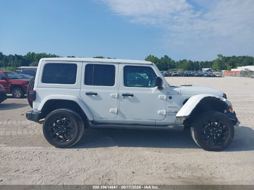 2022 Jeep Wrangler 4Xe Unlimited Sahara 4X4 VIN: 1C4JJXP61NW178931 Lot: 39614841