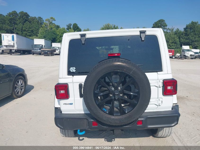 2022 Jeep Wrangler 4Xe Unlimited Sahara 4X4 VIN: 1C4JJXP61NW178931 Lot: 39614841