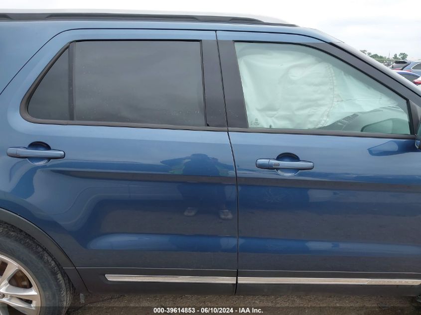 2019 Ford Explorer Xlt VIN: 1FM5K7D83KGA8556 Lot: 39614853