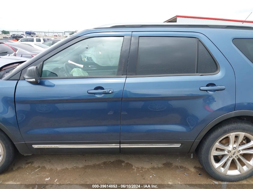 2019 Ford Explorer Xlt VIN: 1FM5K7D83KGA8556 Lot: 39614853