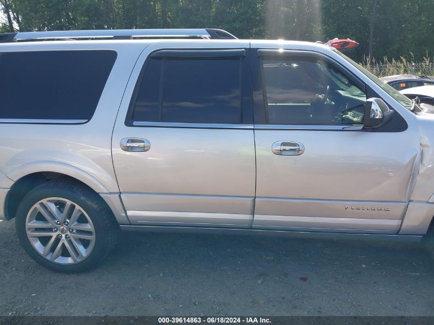 2016 Ford Expedition El Platinum VIN: 1FMJK1MT3GEF25555 Lot: 39614863