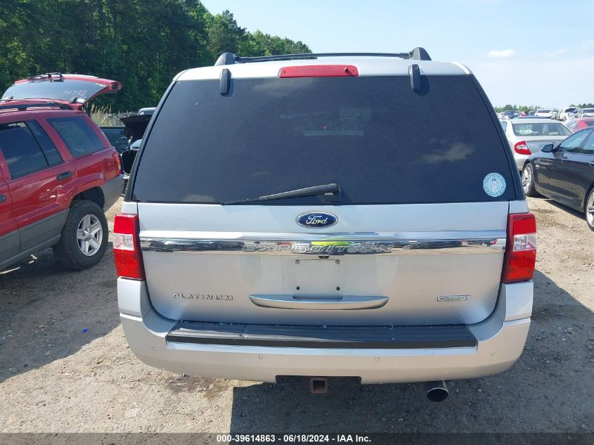 2016 Ford Expedition El Platinum VIN: 1FMJK1MT3GEF25555 Lot: 39614863