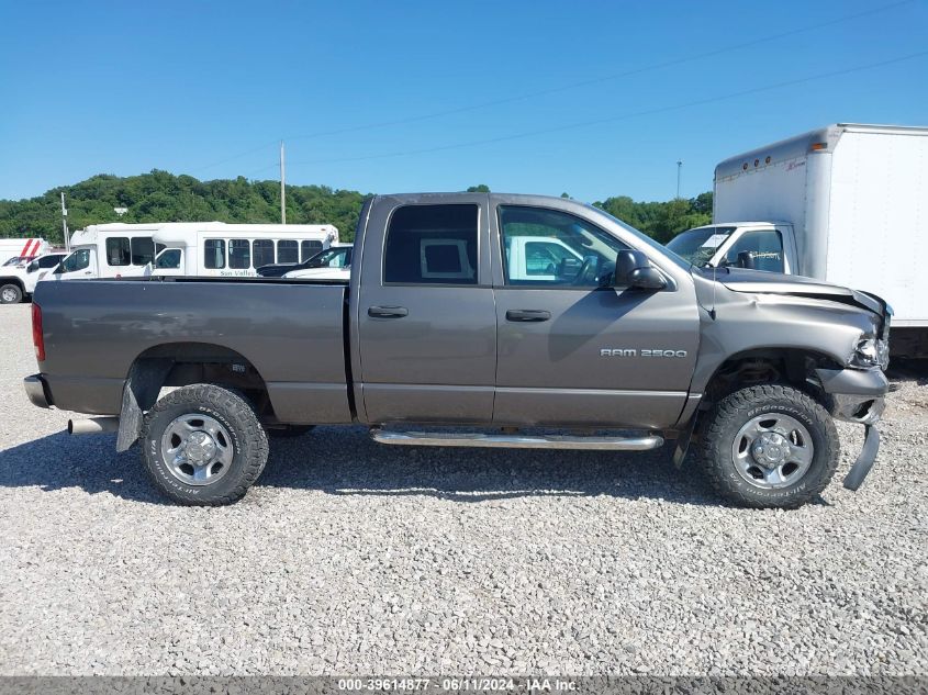 2004 Dodge Ram 2500 Slt/Laramie VIN: 3D7KU28C74G141422 Lot: 39614877