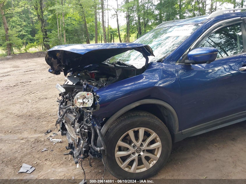 2017 Nissan Rogue Sv VIN: KNMAT2MV9HP616330 Lot: 39614881