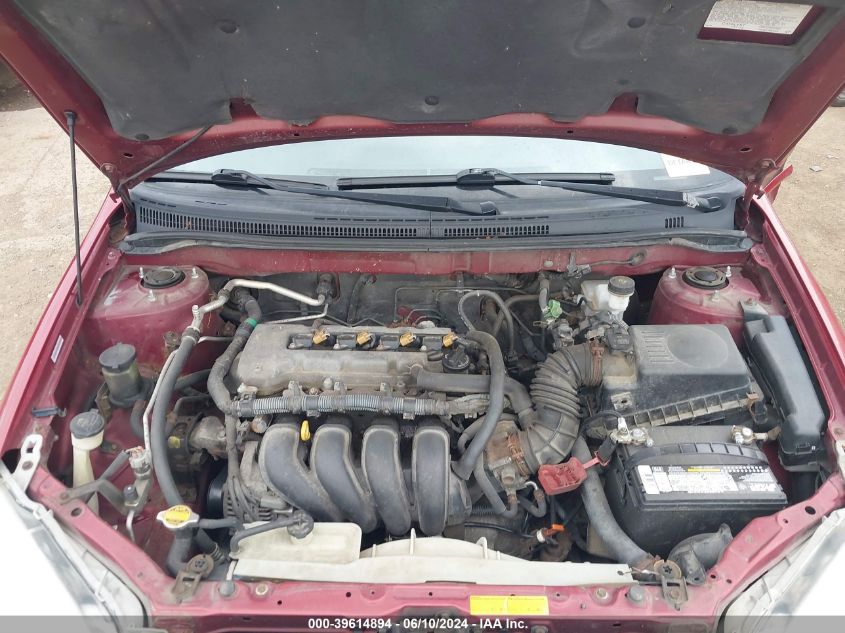 2005 Toyota Corolla Le VIN: 1NXBR32E25Z556203 Lot: 39614894