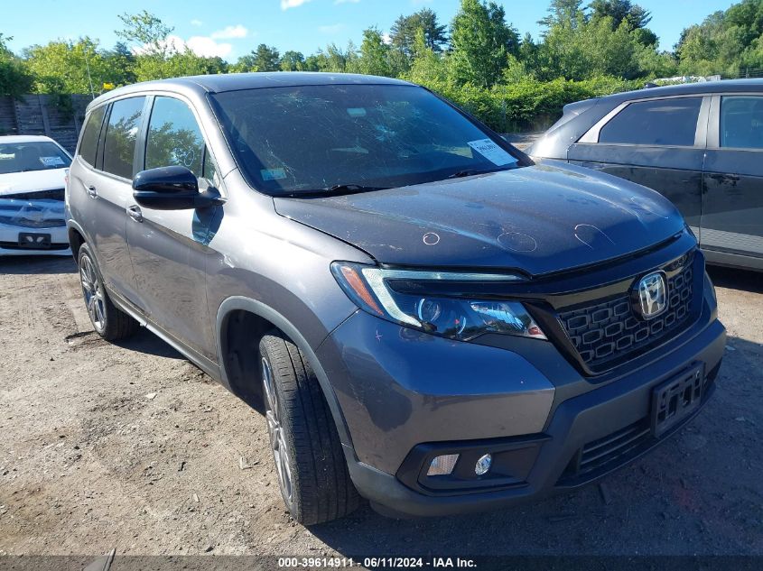 2019 Honda Passport Ex-L VIN: 5FNYF8H57KB001649 Lot: 39614911