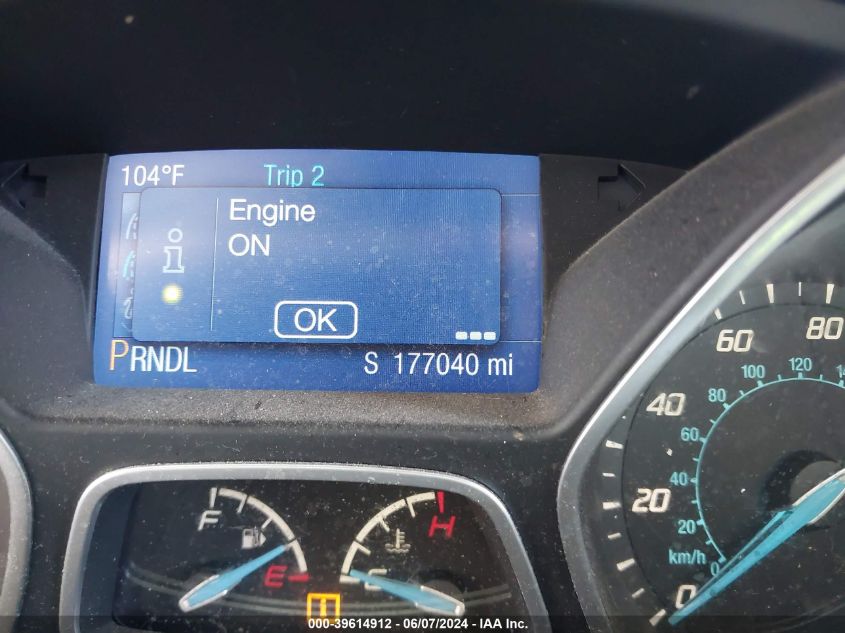 2014 Ford Focus Se VIN: 1FADP3F21EL252200 Lot: 39614912