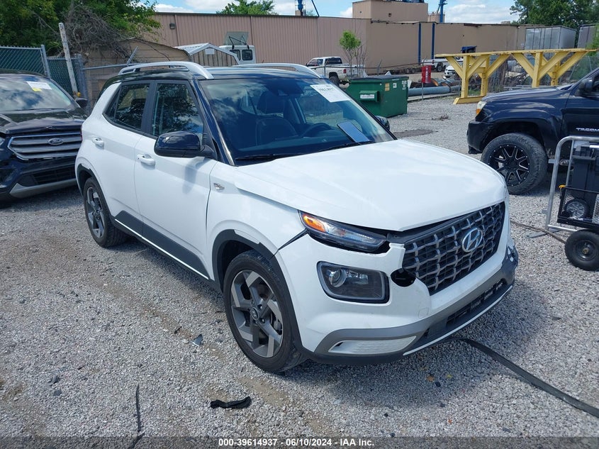 2022 Hyundai Venue Limited VIN: KMHRC8A37NU189344 Lot: 39614937