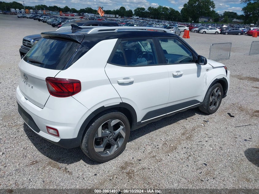 2022 Hyundai Venue Limited VIN: KMHRC8A37NU189344 Lot: 39614937