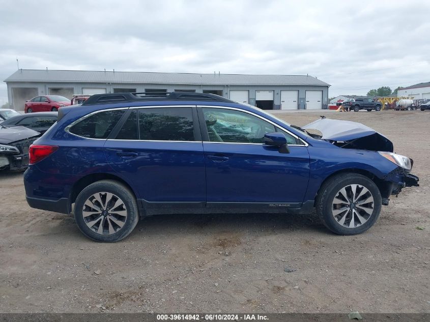 2015 Subaru Outback 2.5I Limited VIN: 4S4BSBNCXF3341586 Lot: 39614942