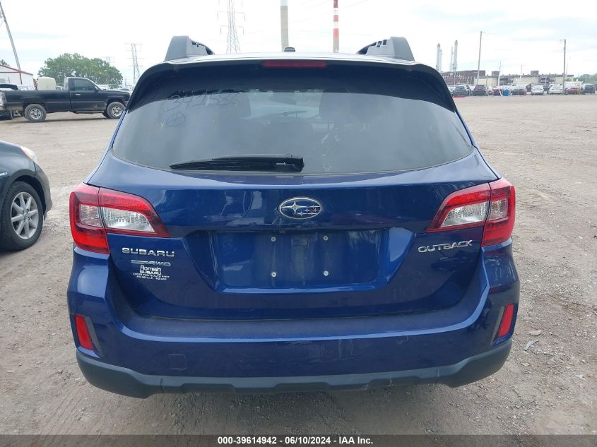 2015 Subaru Outback 2.5I Limited VIN: 4S4BSBNCXF3341586 Lot: 39614942