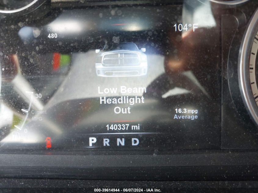 2015 Ram 1500 Big Horn VIN: 3C6RR7LT9FG641364 Lot: 39614944