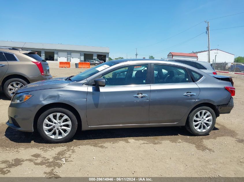 2019 Nissan Sentra Sv VIN: 3N1AB7AP9KY456433 Lot: 39614946