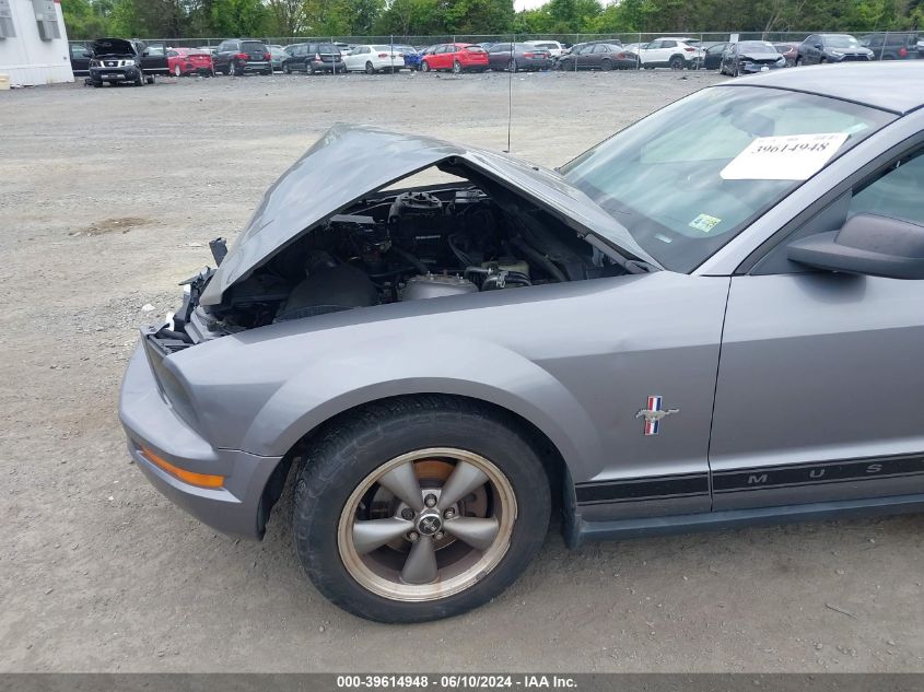 2006 Ford Mustang V6 VIN: 1ZVHT80N765110881 Lot: 39614948