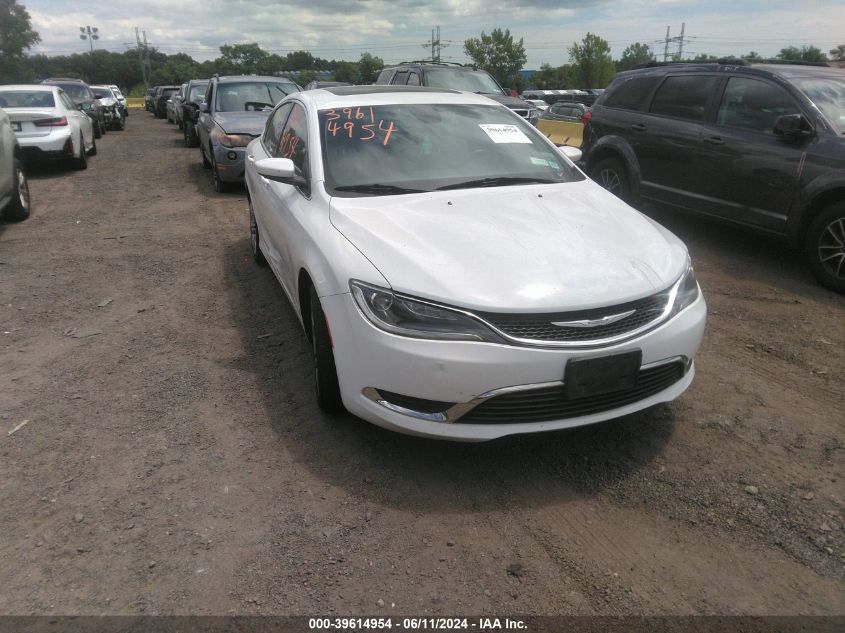 2016 Chrysler 200 Limited VIN: 1C3CCCAB4GN134047 Lot: 39614954