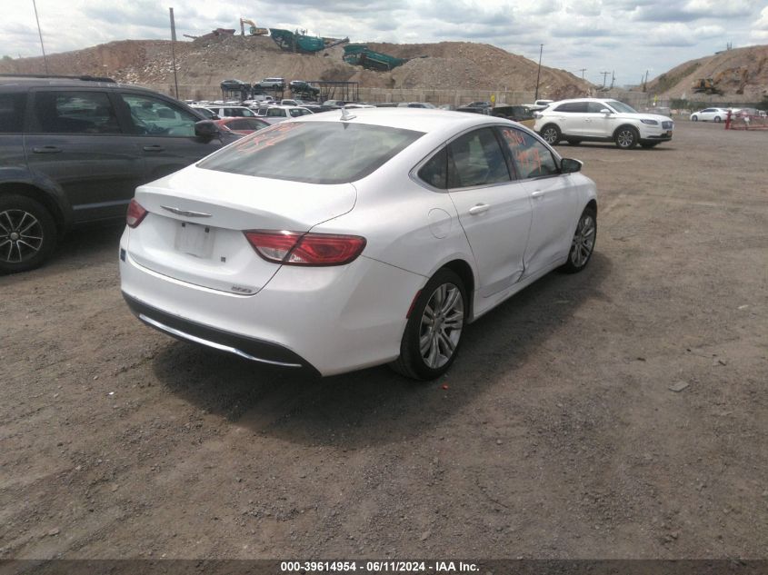 2016 Chrysler 200 Limited VIN: 1C3CCCAB4GN134047 Lot: 39614954