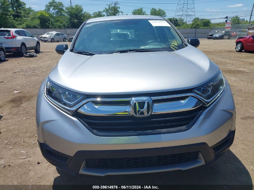 2019 Honda Cr-V Lx VIN: 2HKRW6H38KH228521 Lot: 39614976