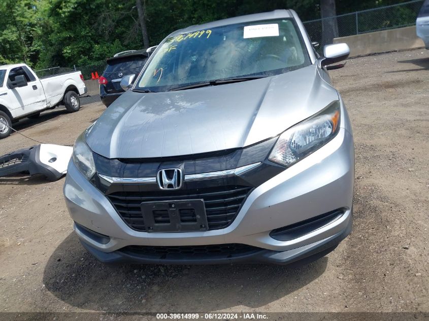 2018 Honda Hr-V Lx VIN: 3CZRU6H32JM725704 Lot: 39614999