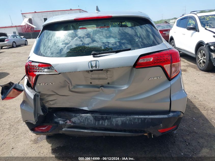 2018 Honda Hr-V Lx VIN: 3CZRU6H32JM725704 Lot: 39614999