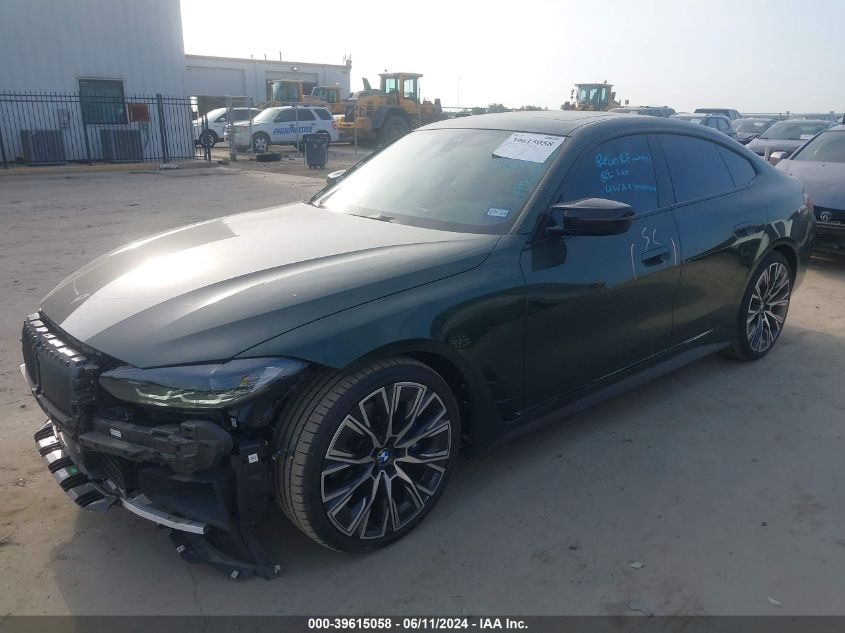 2022 BMW M440I Gran Coupe xDrive VIN: WBA13AW0XNFN07661 Lot: 39615058