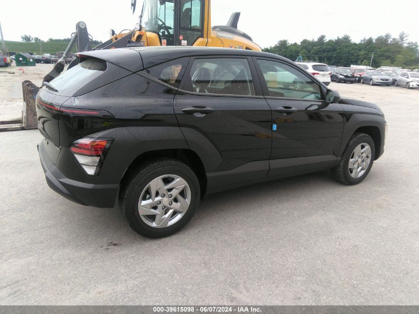 2024 Hyundai Kona Se VIN: KM8HACAB4RU161762 Lot: 39615098