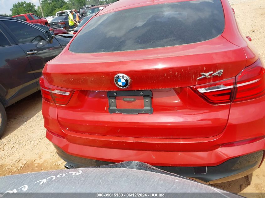 2016 BMW X4 XDRIVE28I - 5UXXW3C54G0R20566
