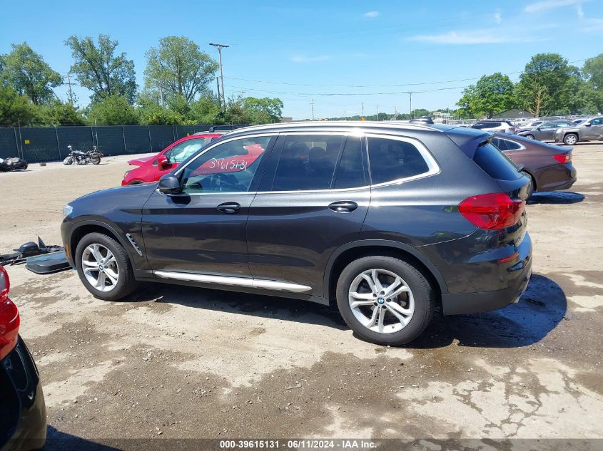 2019 BMW X3 xDrive30I VIN: 5UXTR9C53KLE15590 Lot: 39615131