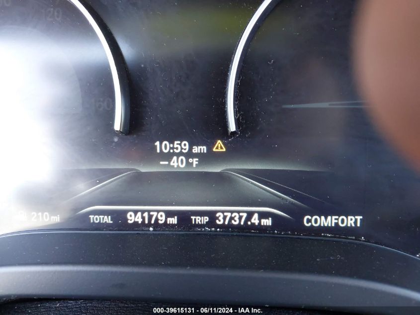 2019 BMW X3 xDrive30I VIN: 5UXTR9C53KLE15590 Lot: 39615131