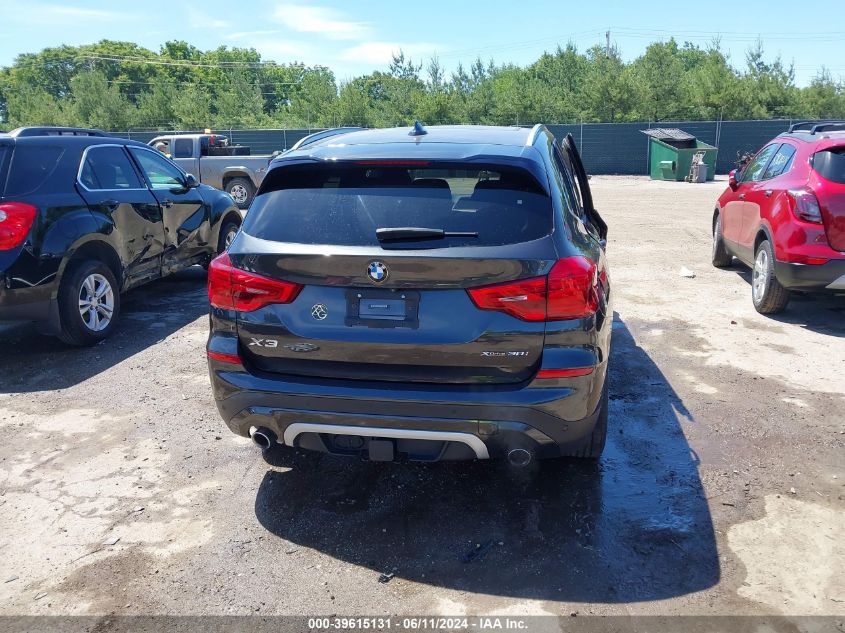 2019 BMW X3 xDrive30I VIN: 5UXTR9C53KLE15590 Lot: 39615131